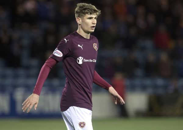 Young Hearts striker Rory Currie is eager to progress after breaking into the first team this season.  Photograph: Craig Foy/SNS