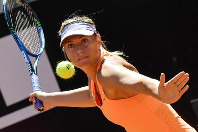 Maria Sharapova ready to enter Wimbledon qualifiers. Pic: AFP/Getty