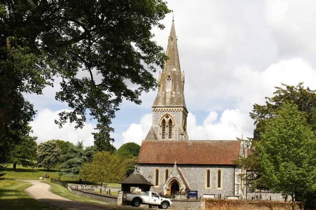 St Mark's Church in Englefield, where Pippa Middleton and James Matthew are to be married on Saturday. Picture: Getty