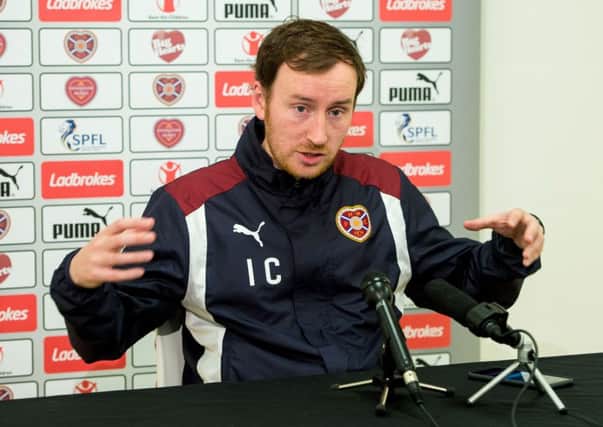 Hearts boss Ian Cathro has vowed that his team will attack Celtic. Picture: SNS.