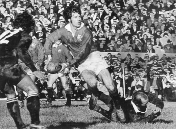 Welsh stand-off Barry John in action during the Lions' 1971 tour of New Zealand. Picture: Central Press/Hulton Archive/Getty Images