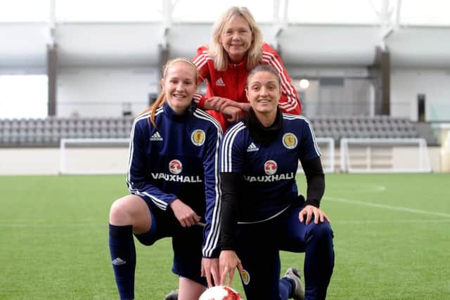 The sports minister wants to use the success of the Scotland football team in reaching the Euro 2017 finals to promote equality in sport. Picture: Lisa Ferguson