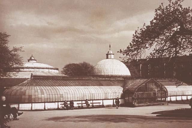 The Kibble Palace dated 1940's  in the Botanic Gardens Glasgow. Picture: Allan Milligan