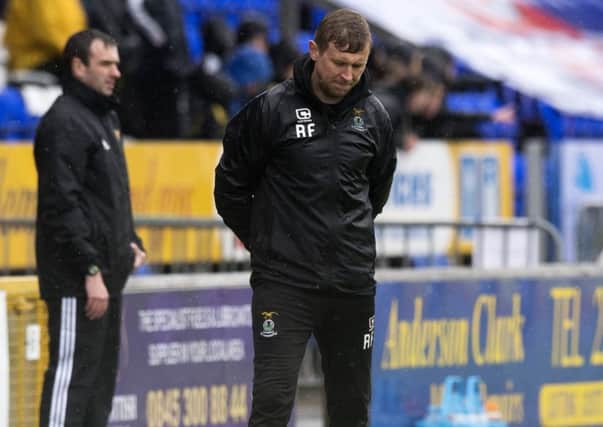 Inverness CT manager Richie Foran knows his team's time is up. Pic: SNS/Craig Williamson