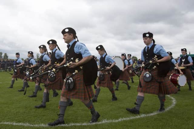 Paisley hosted the British Pipe Band Championships 2017 featuring more than 140 bands and 4,000 of the worlds best pipers and drummers. Picture: Mark F Gibson / Gibson Digital