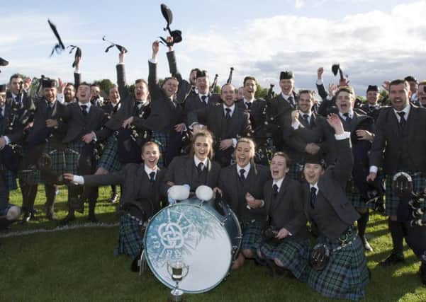 Inveraray Pipe Band were announced as Grade1 British Champions
. Picture: Mark F Gibson / Gibson Digital