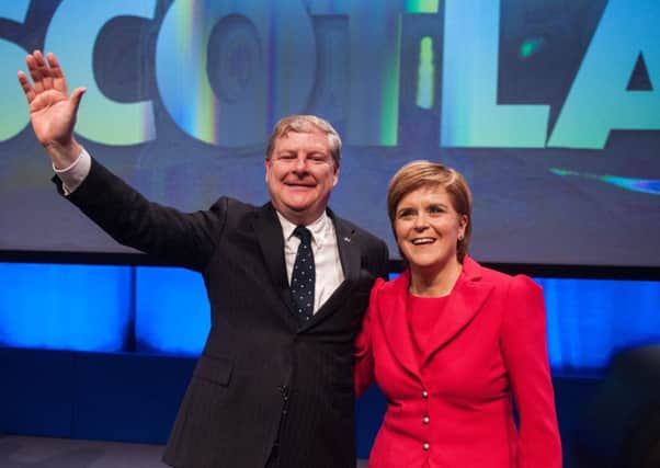 Angus Robertson and Nicola Sturgeon at last year's SNP conference. Picture: PA