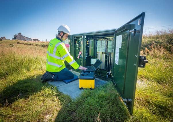 A community fibre partnership can help bring broadband to areas not involved in the national rollout plans, says BT Scotland director Brendan Dick. Picture: Iain MacDonald/PA Wire