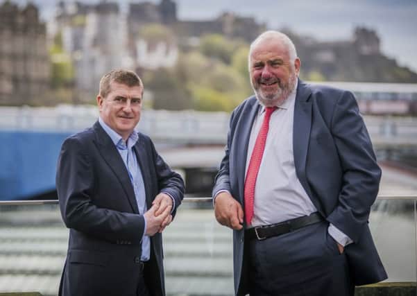 Addleshaw Goddard's John Joyce, left, and Malcolm McPherson of HBJ Gateley have spent months finalising their merger plans. Picture: Chris Watt