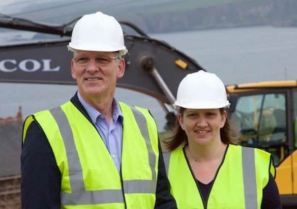 Bob and Kelly McAlpine of Dalriada Luxury Lodges in Stonehaven. Picture: Contributed