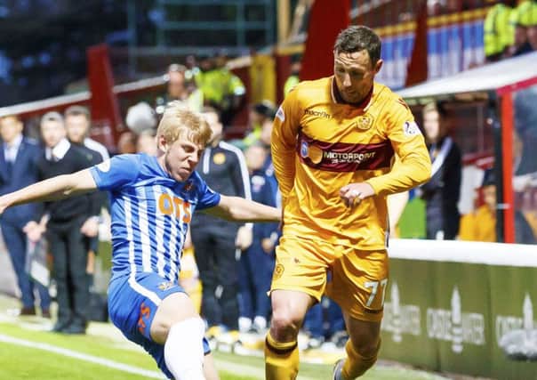 Scott McDonald, right, will leave Motherwell this summer. Picture: SNS