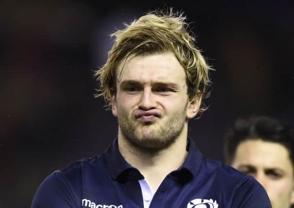 Richie Gray is one of two players who'll miss the summer tour. Picture: Ian Rutherford