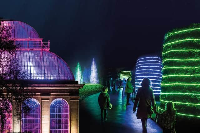 Promoters behind the new Christmas at the Botanics event have revealed their first images for the festive show.