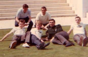 Lisbon Lions lounging around prior to the club's historic evening against Inter Milan.