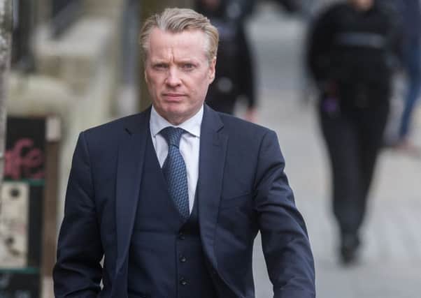 Former Rangers owner Craig Whyte arrives at the High Court. Picture: John Devlin