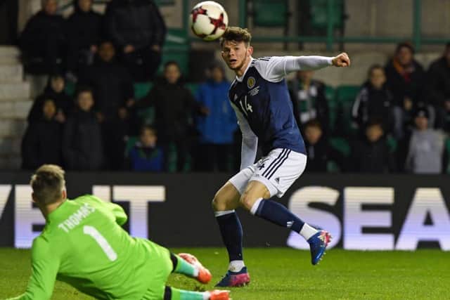 Oliver Burke will play for Scotland Under-20s in the Toulon tournament instead of facing England. Picture: SNS.