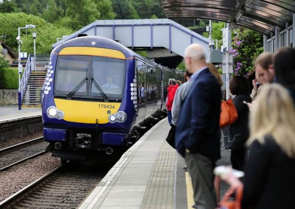 Many people commute from stations like Falkirk High. Picture: Michael Gillen.