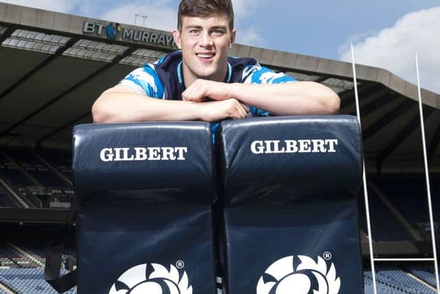 Scotland U20 forward Calum Hunter-Hill at BT Murrayfield. Picture: SNS/SRU