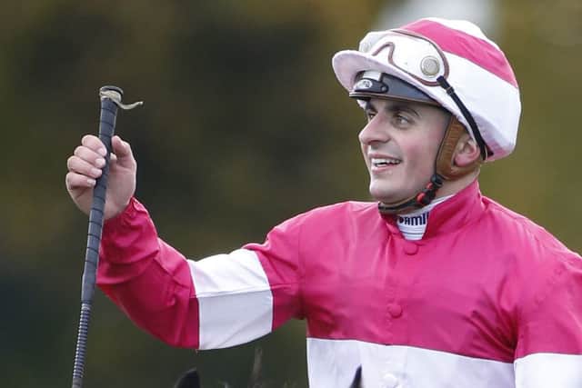 Jockey Andrea Atzeni wil make his Ayr debut aboard Nezwaah. Picture: Alan Crowhurst/Getty Images
