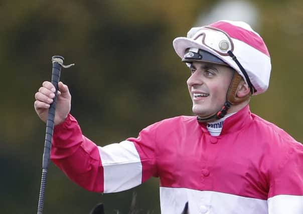 Jockey Andrea Atzeni wil make his Ayr debut aboard Nezwaah. Picture: Alan Crowhurst/Getty Images