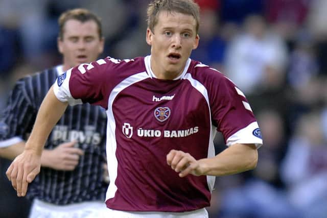 Christophe Berra returns to Tynecastle eight years after departing. Picture: Ian Rutherford