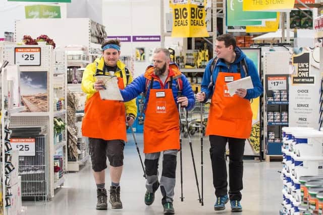 Michael smith, Adam McAlpine and Matt Carnegie are taking on the West Highland Way for Pancreatic Cancer Scotland. Picture: Contributed