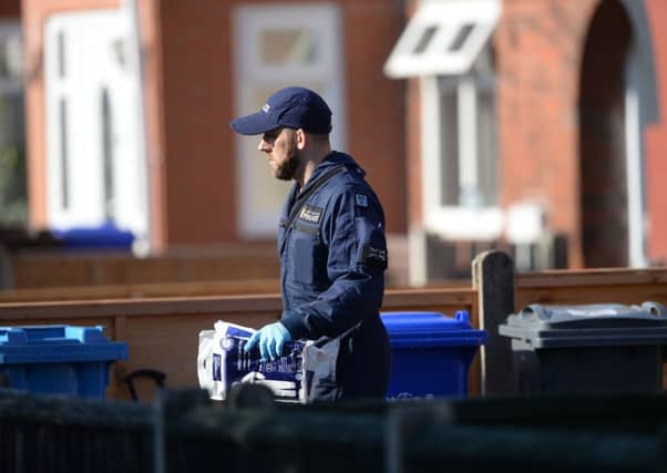 An earlier police raid on an house in Greater Manchester. Picture: PA