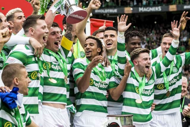 Celtic won the Ladbrokes Premiership without losing a single game. Picture: SNS