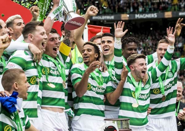 Celtic won the Ladbrokes Premiership without losing a single game. Picture: SNS