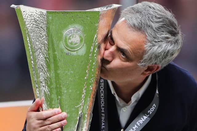 Manchester United manager Jose Mourinho has grown to love the Europa League. Picture: Simon Hofmann/Uefa via Getty Images