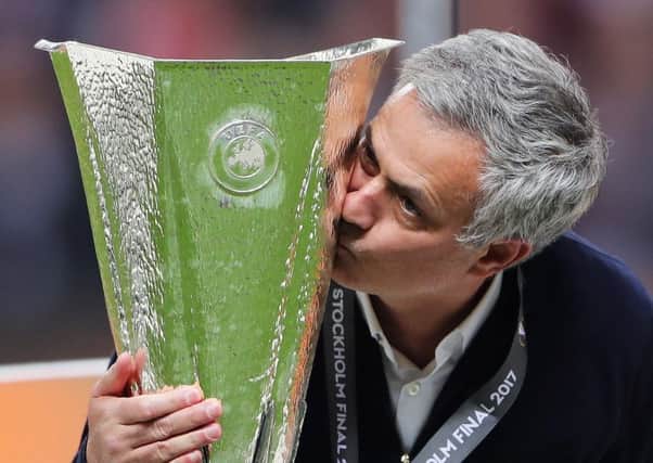 Manchester United manager Jose Mourinho has grown to love the Europa League. Picture: Simon Hofmann/Uefa via Getty Images