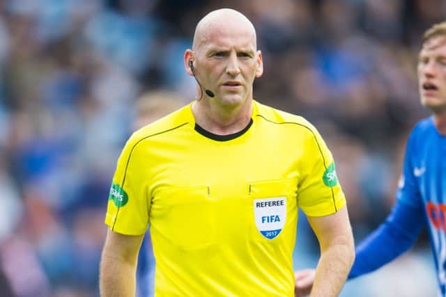 Bobby Madden kept his refereeing career on track despite fighting cancer. Picture: SNS.