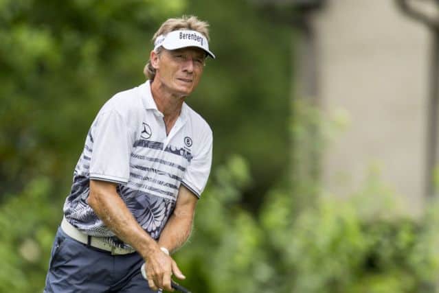 Bernhard Langer opened with a seven-under 65 in the KitchenAid Senior PGA Championship in Washington DC. Picture: AP
