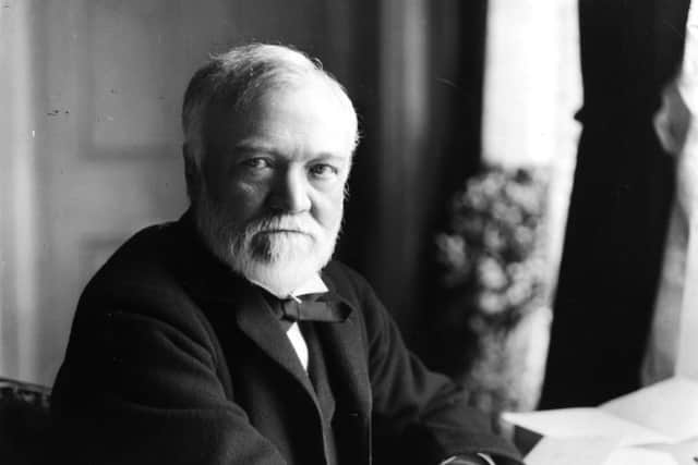 Dunfermline-born philanthropist Andrew Carnegie gave away 90% of his fortune. Picture: Ernest H Mills/Getty Images