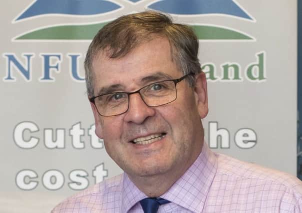 George Lawrie joins the Hutton Research Institute after serving as NFU Scotland's treasurer for nine years. Picture: Contributed