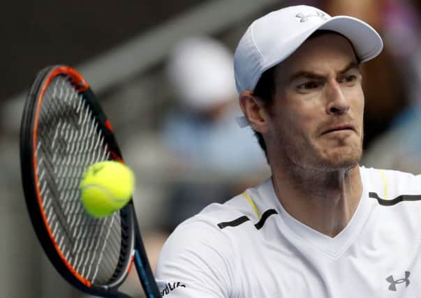 Andy Murray is suffering from poor health ahead of the French Open. Picture: Kin Cheung/AP