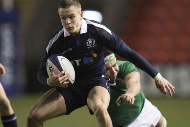 Darcy Graham knows Scotlands final match against Ireland will be pivotal to their chances in the Under-20 World Championships. Pic: SNS/SRU