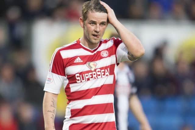Hamiltons David Templeton is starting to reproduce the form that earned him a move from Hearts to Rangers.  Photograph: SNS