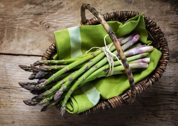 Asparagus: one of the many delights to be enjoyed when pursuing a meat-free diet.
