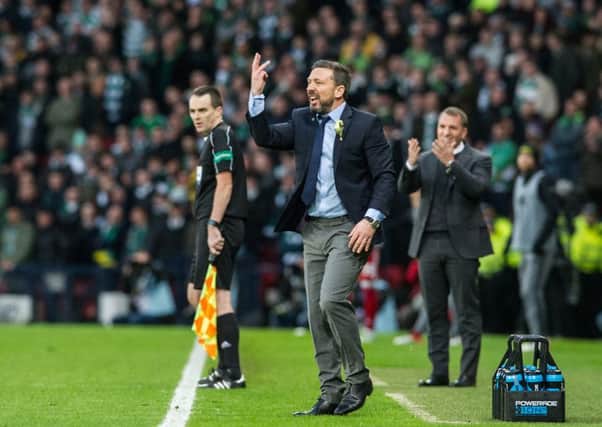 Derek McInnes has interested Sunderland. Picture: John Devlin