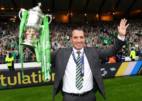 Brendan Rodgers 's first season at Celtic has been a 'dream'. Pic: SNS/Alan Harvey