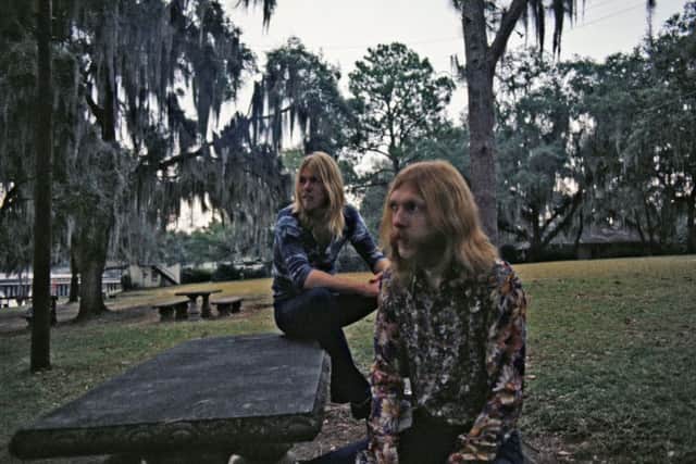 Gregg Allman, left, with brother Duane in October 1970. Picture: Getty Images