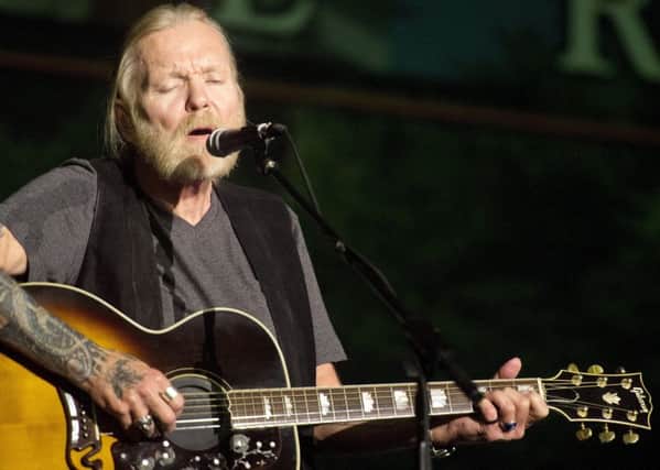 Gregg Allman performs during Mercer University's Commencement Saturday in Macon, GA in May 2016. Picture: Jason Vorhees/Macon Telegraph via AP
