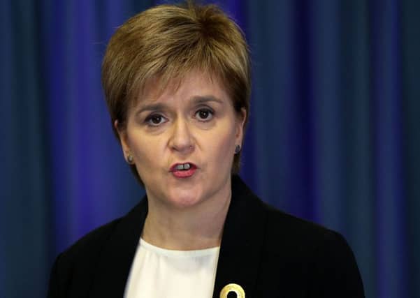 Nicola Sturgeon hit out at the Tories and urged Scots to say 'enough is enough' at next week's election. Picture: Getty