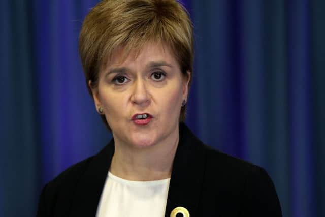 Nicola Sturgeon hit out at the Tories and urged Scots to say 'enough is enough' at next week's election. Picture: Getty