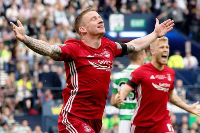 Jonny Hayes scored against Celtic in the Scottish Cup final. Picture: SNS