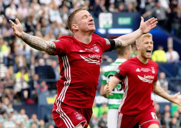 Jonny Hayes scored against Celtic in the Scottish Cup final. Picture: SNS