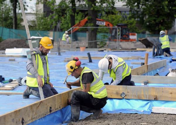 The construction sector needs to recruit more than 400,000 workers a year to meet demand for new housing. Picture: Michael Gillen