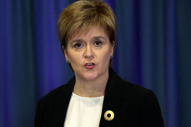 First Minister Nicola Sturgeon . Picture: David Cheskin/PA Wire