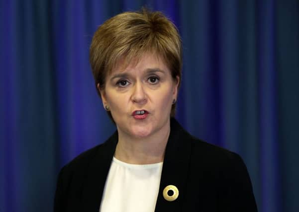 First Minister Nicola Sturgeon . Picture: David Cheskin/PA Wire